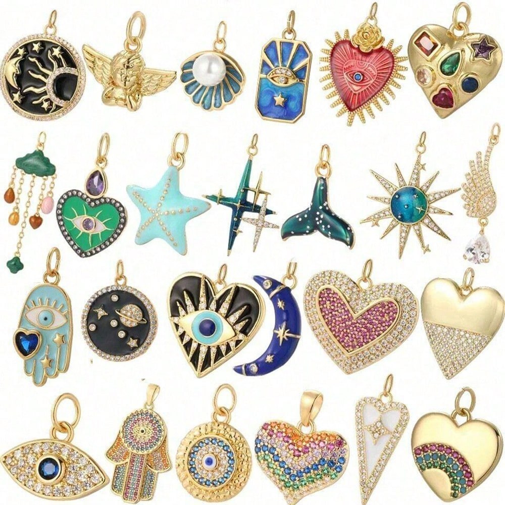 Moon Star Earrings - 1 pezzo di accessori per gioielli