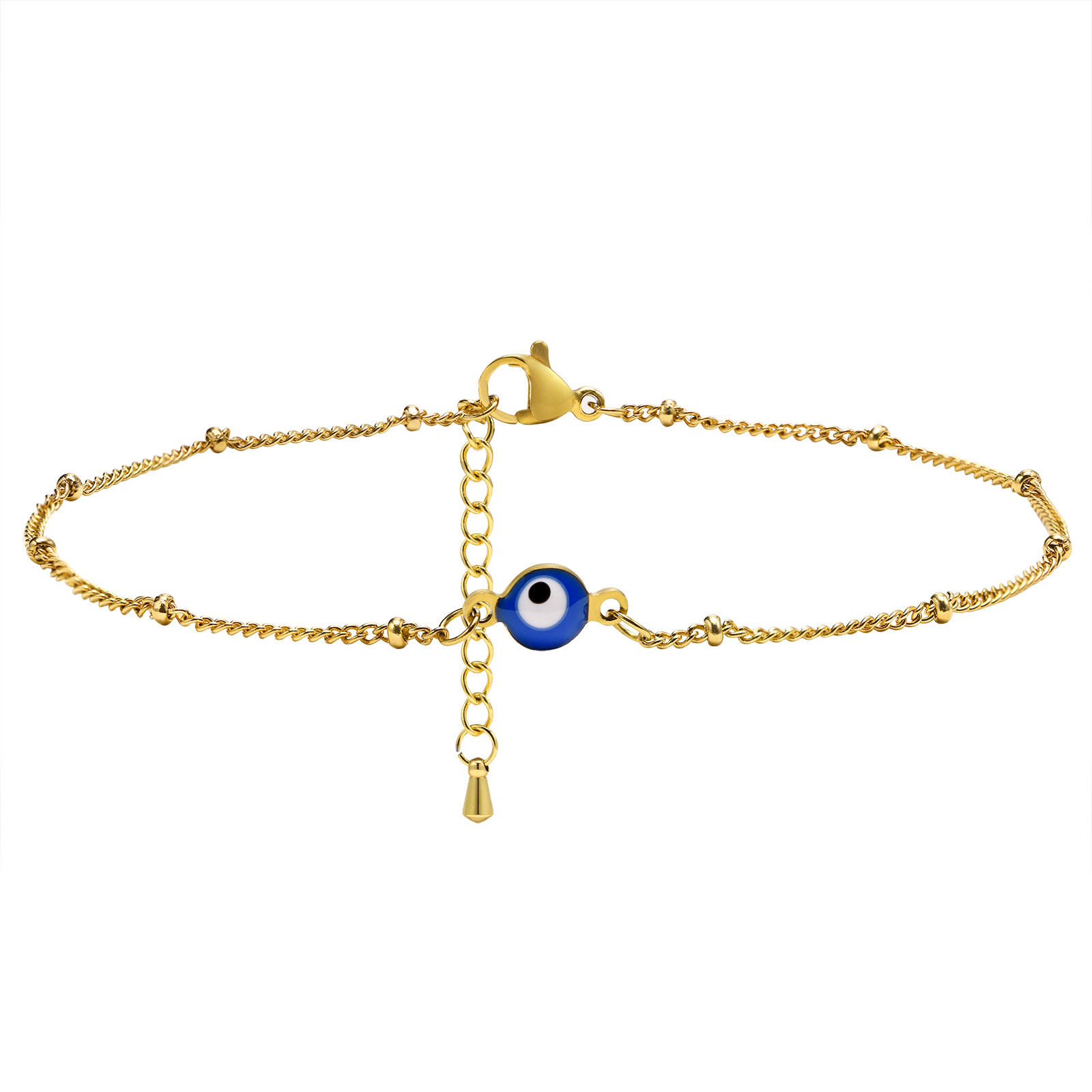 Jc Jewelry & Watches - Bracciale cavigliera malocchio sulla gamba per