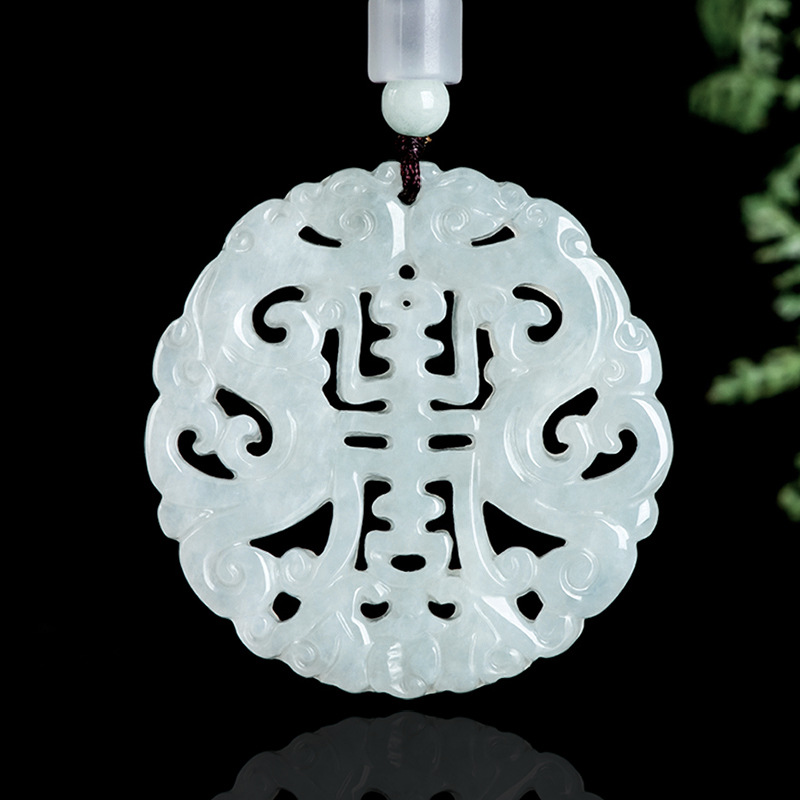 Jewelry & Watches Store - Collana con Pendente Drago in Giadeite