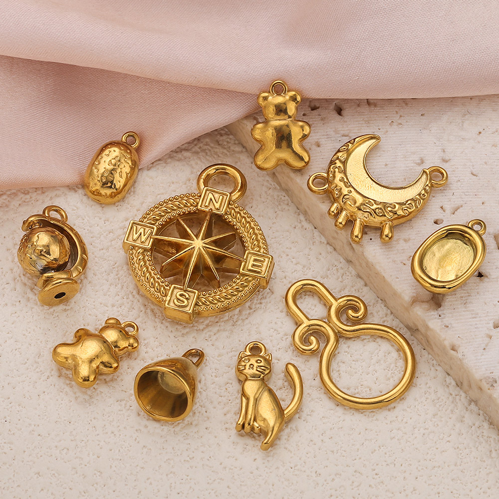 Moon Star Earrings - Ciondolo a forma di campana con