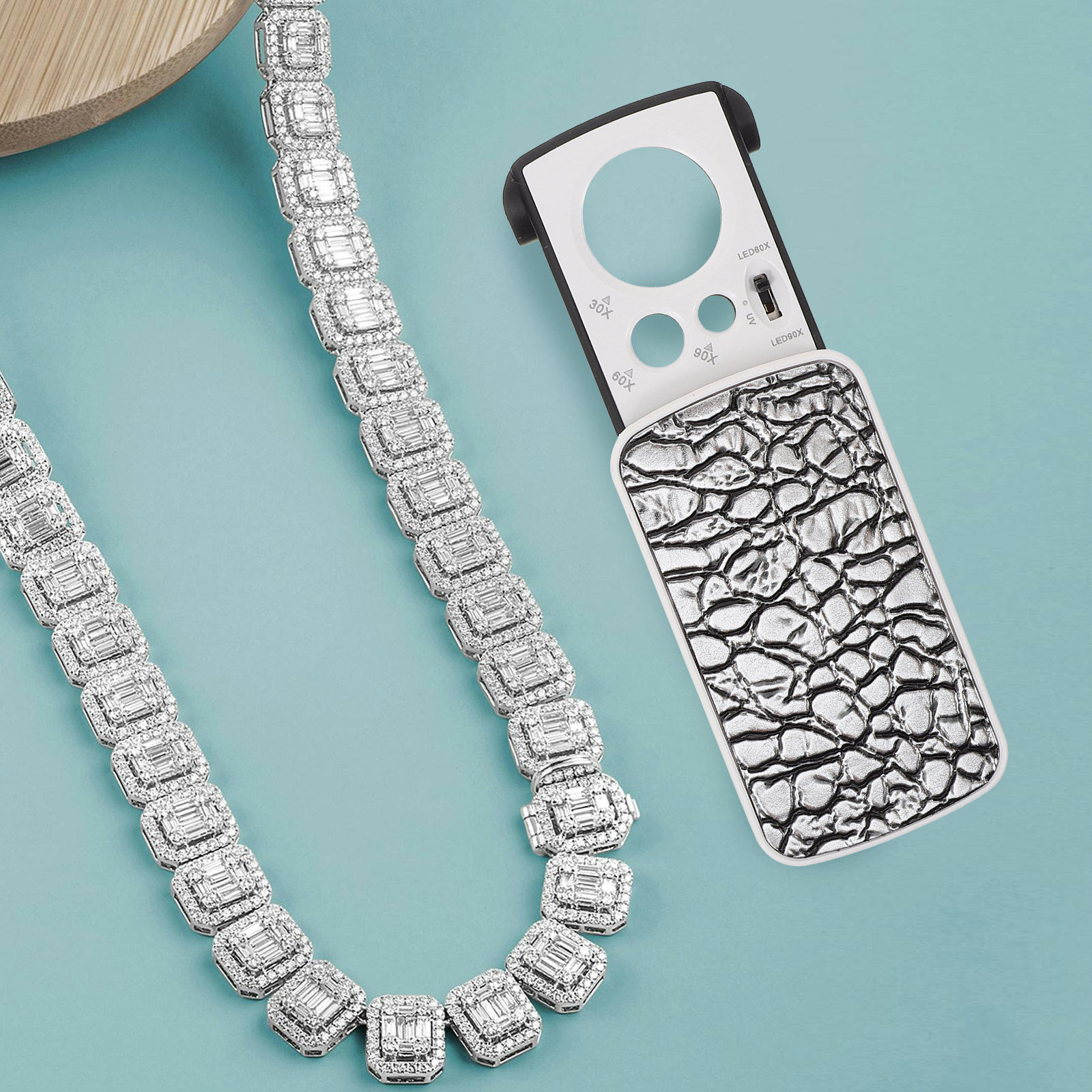 Collectors Coins Jewelry & Watches Of Smithtown Photos - 2 Lenti d'Ingrandimento Portatili a LED