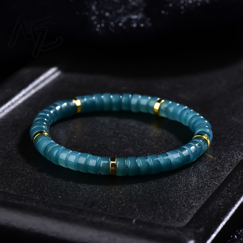 Jewelry & Watches Bench - Bracciale con Perle Abaco in Giadeite