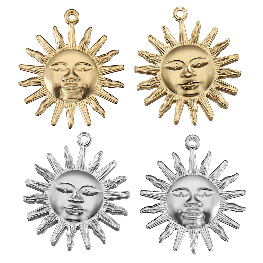 Moon Star Earrings - 5 Pezzi Ciondolo a Forma di