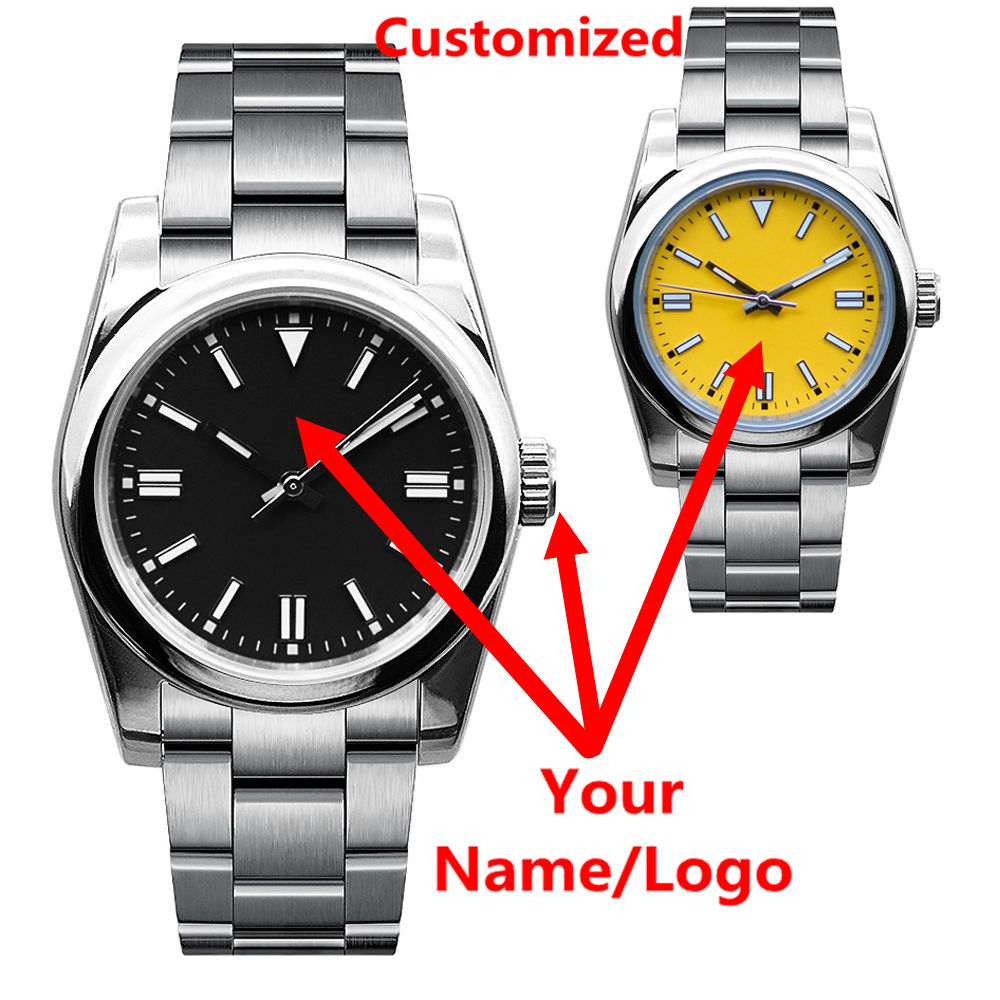 Automatic Watch Winder - Orologio da uomo con logo personalizzato,