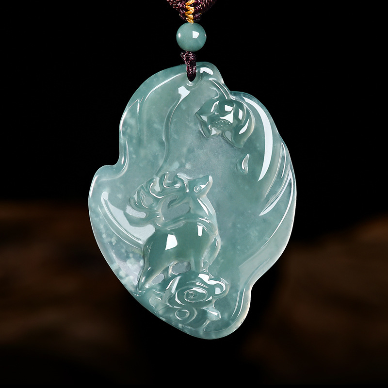 Jewelry & Watches Store - Collana con Ciondolo in Vero Smeraldo