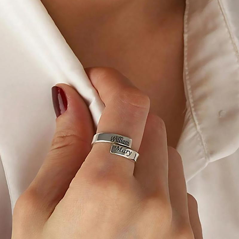 Couple Ring Set - Anello per incontri in acciaio inossidabile