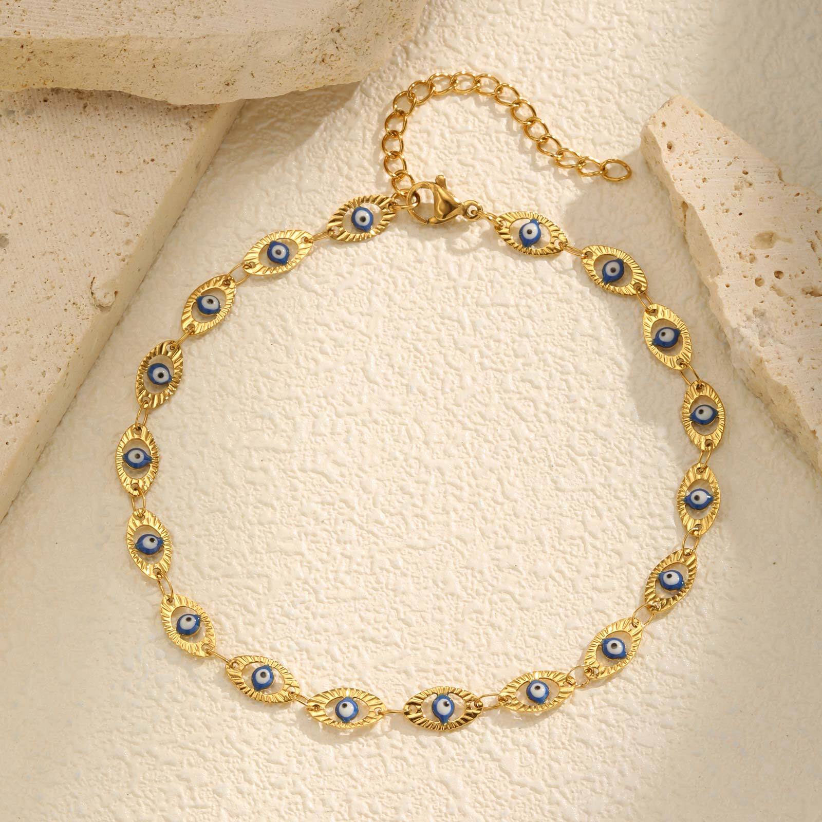 Jc Jewelry & Watches - Cavigliera Occhio di Allah per Donna,