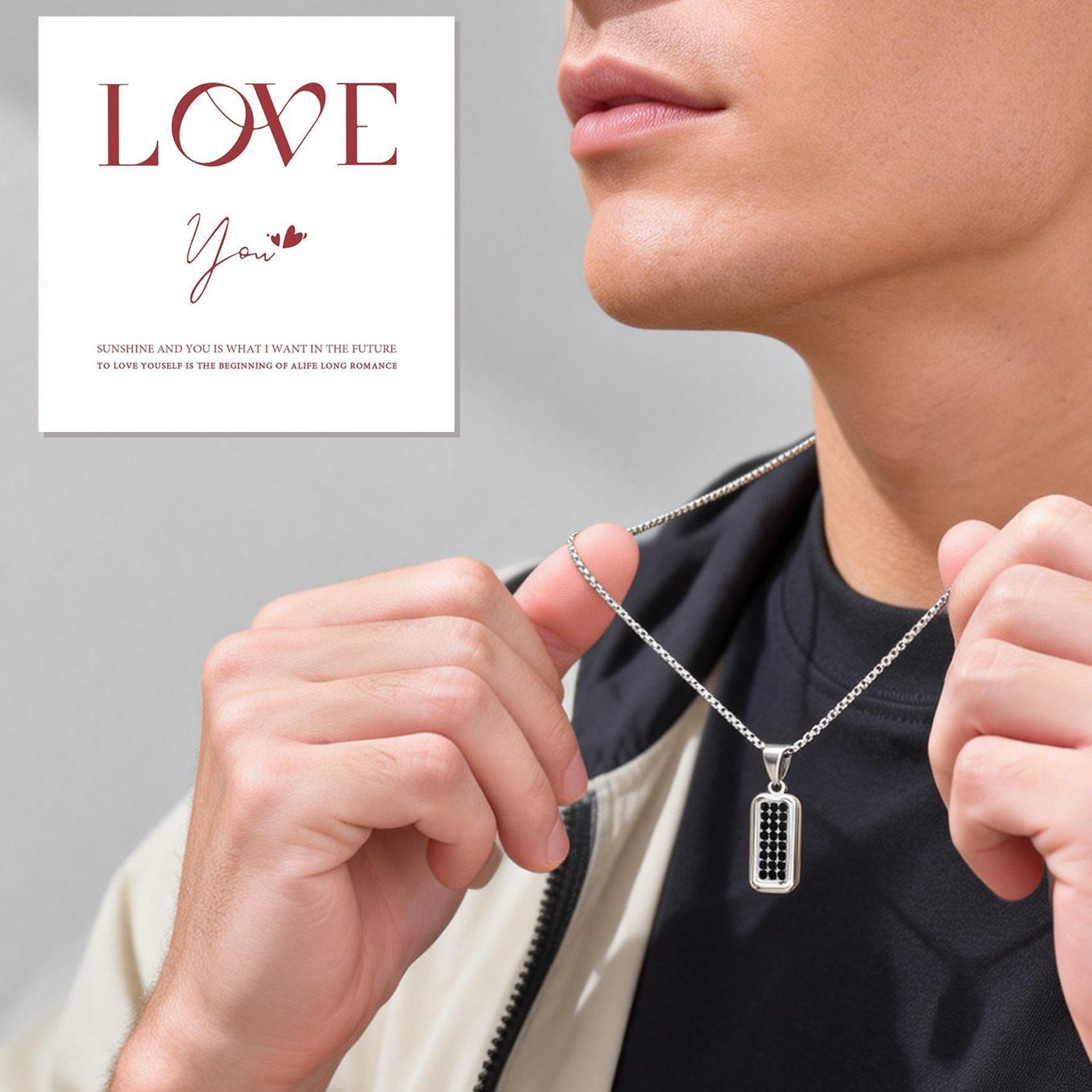 Collana con Targhetta Personal - Mens Dog Tag Necklace recensione e prezzo