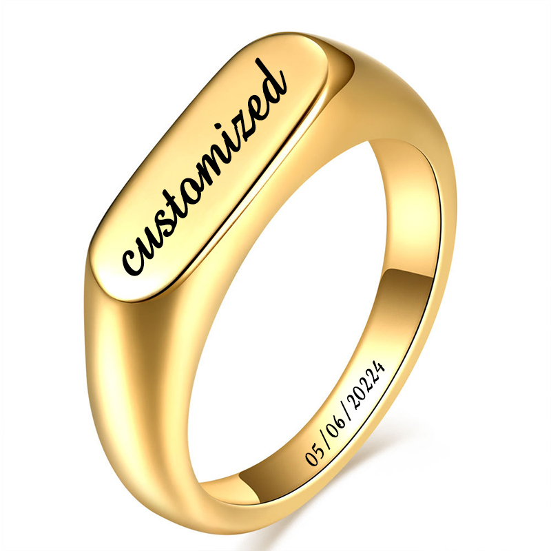 Anelli con sigillo in acciaio  - Couple Ring Set recensione e prezzo