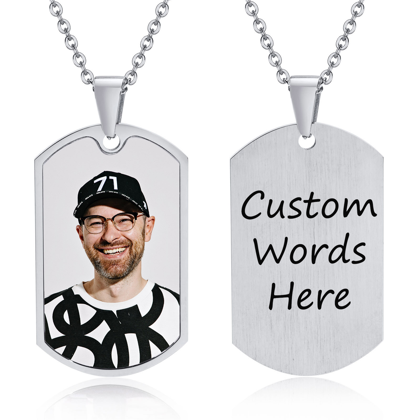 Vnox Foto personalizzate gratu - Mens Dog Tag Necklace recensione e prezzo
