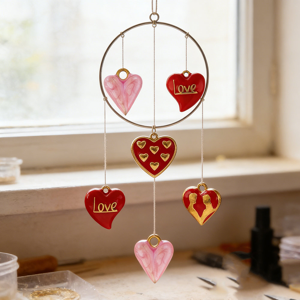 5 Pezzi Ciondoli Rotondi a Cuo - Moon Star Earrings recensione e prezzo