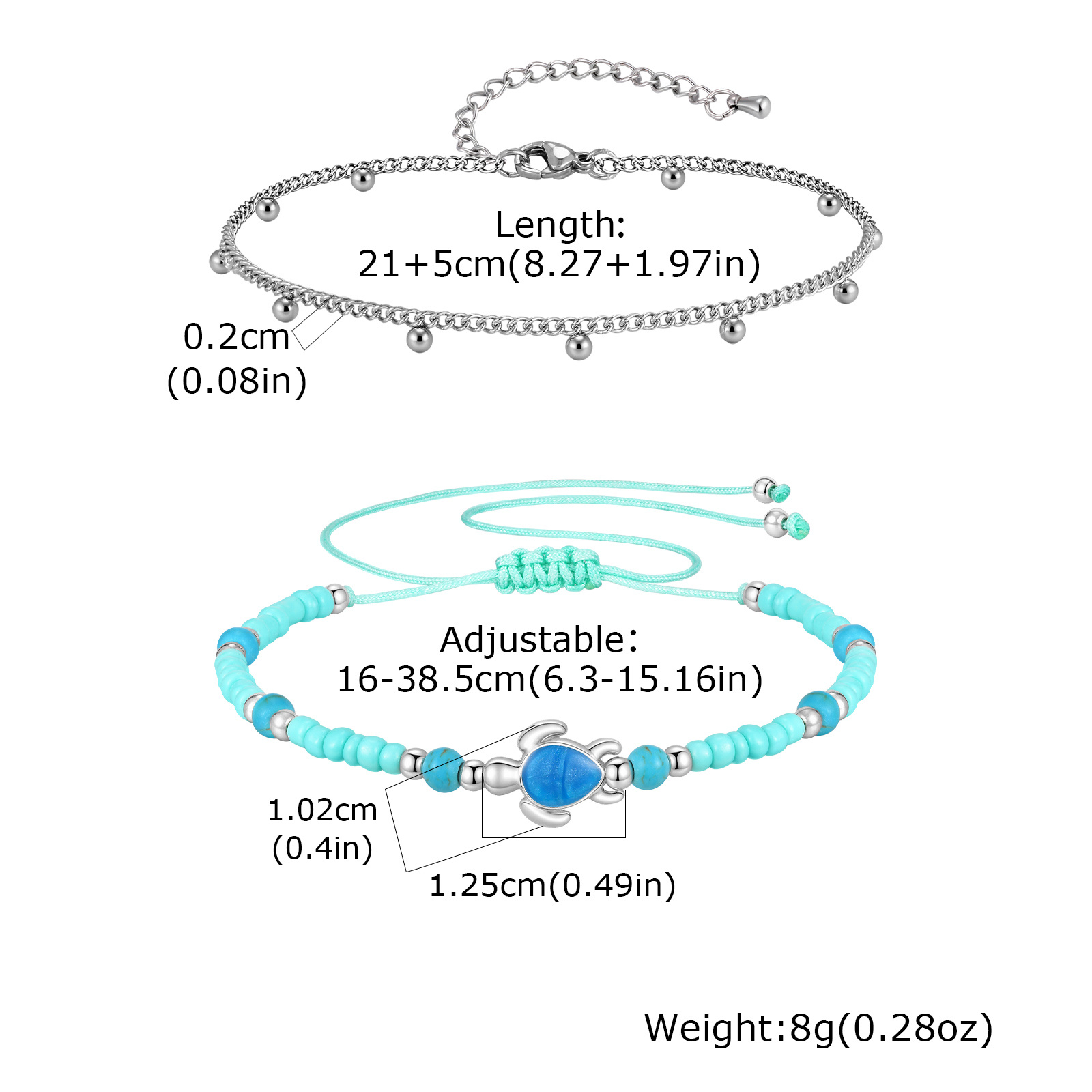 Set di Cavigliere in Acciaio I - Jc Jewelry & Watches recensione e prezzo