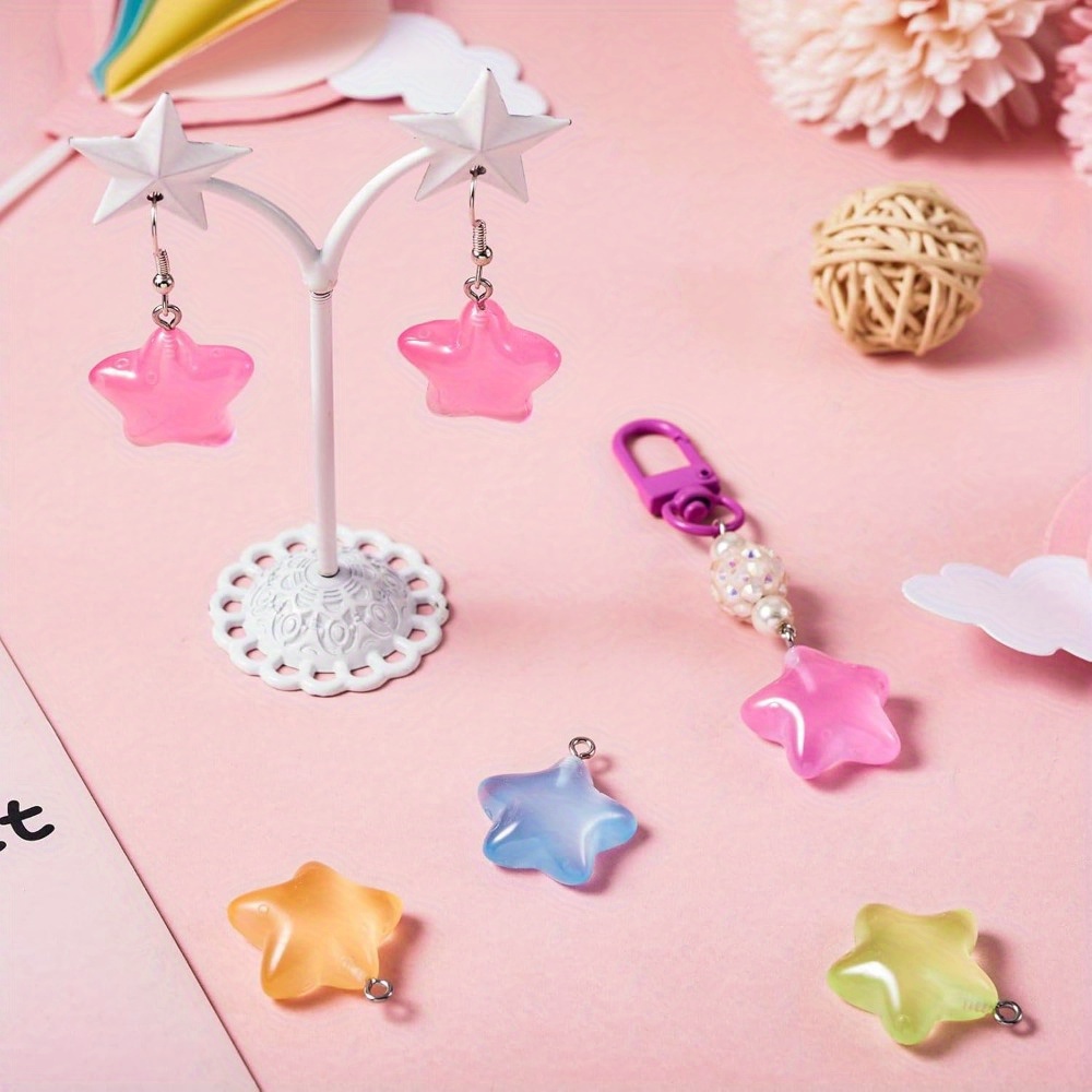 6/24/40 pezzi Ciondolo stella  - Moon Star Earrings recensione e prezzo