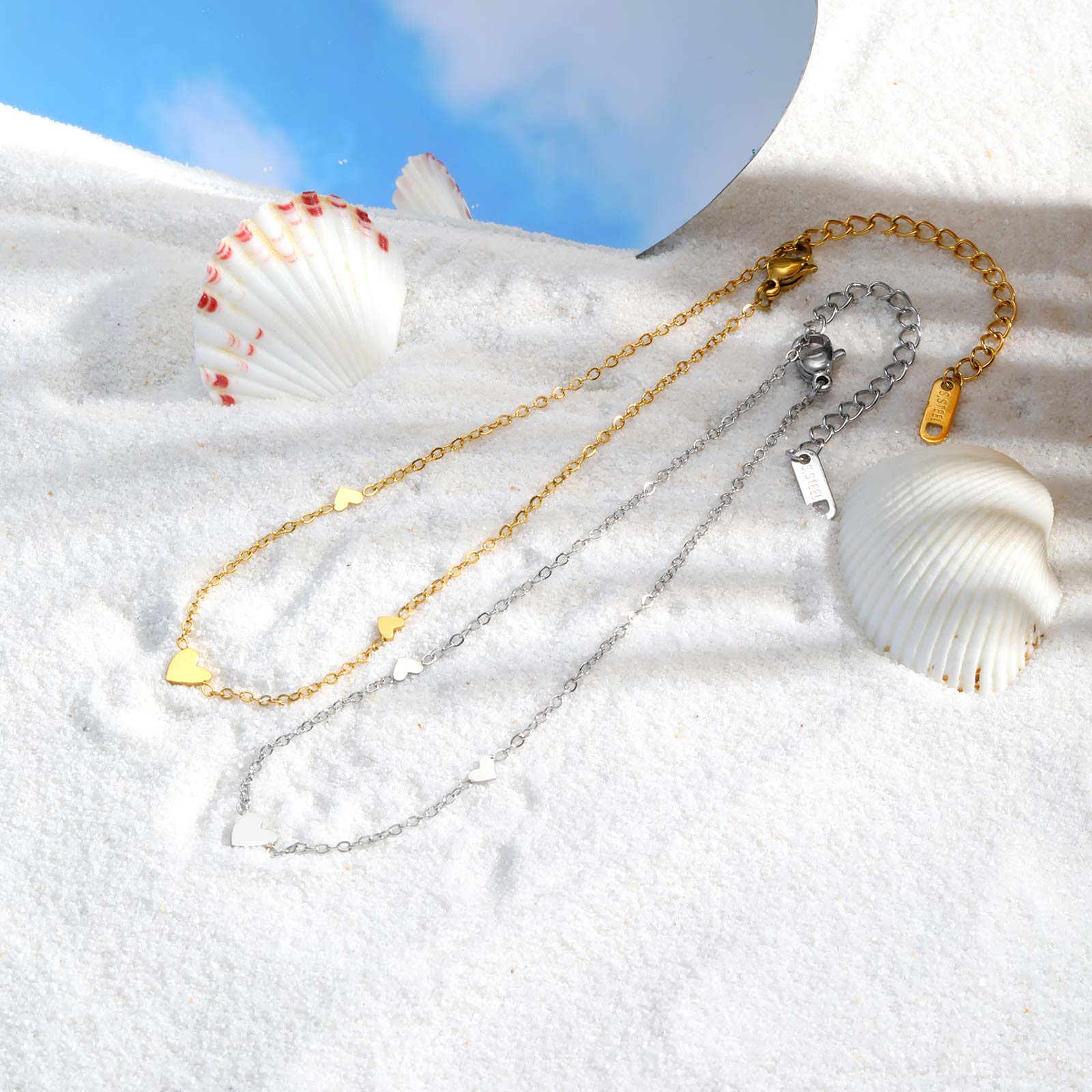 Cavigliere a forma di cuore in - Jc Jewelry & Watches recensione e prezzo
