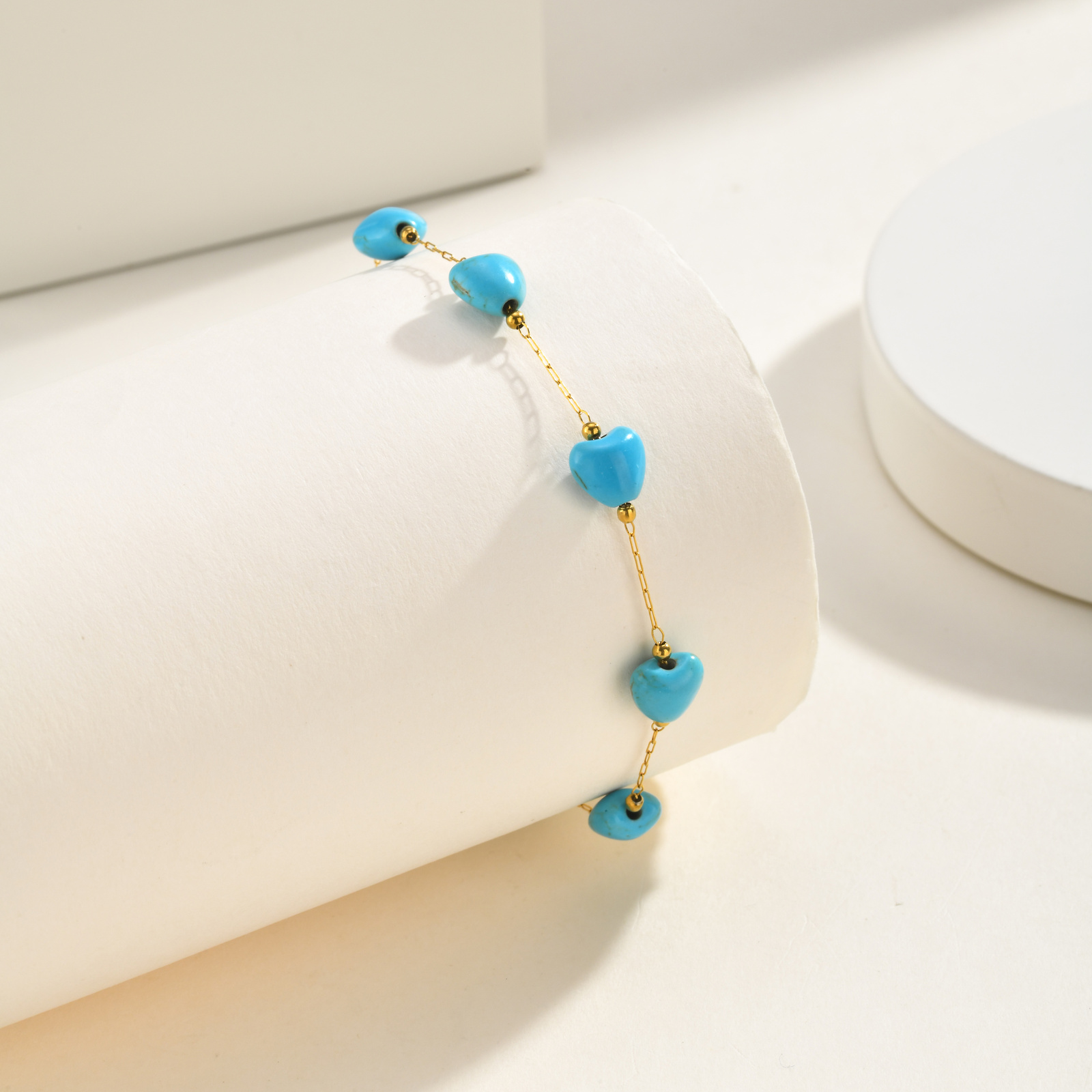Cavigliera a Cuore Turchese, C - Jc Jewelry & Watches recensione e prezzo