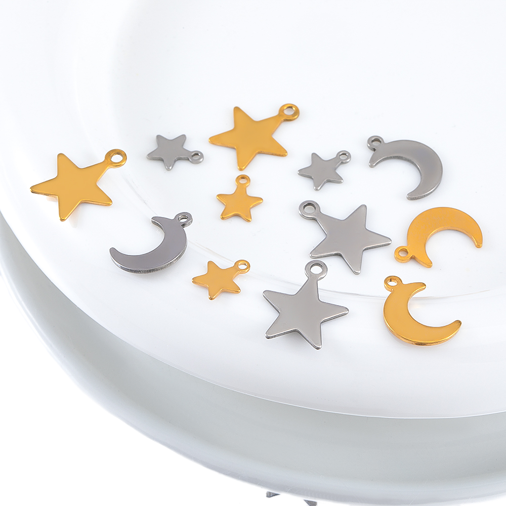 Ciondolo per collana con stell - Moon Star Earrings recensione e prezzo