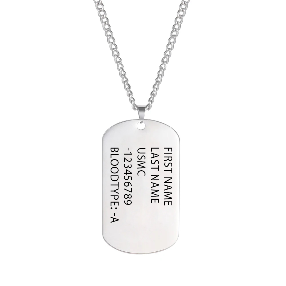Esercito militare tattico pers - Mens Dog Tag Necklace recensione e prezzo