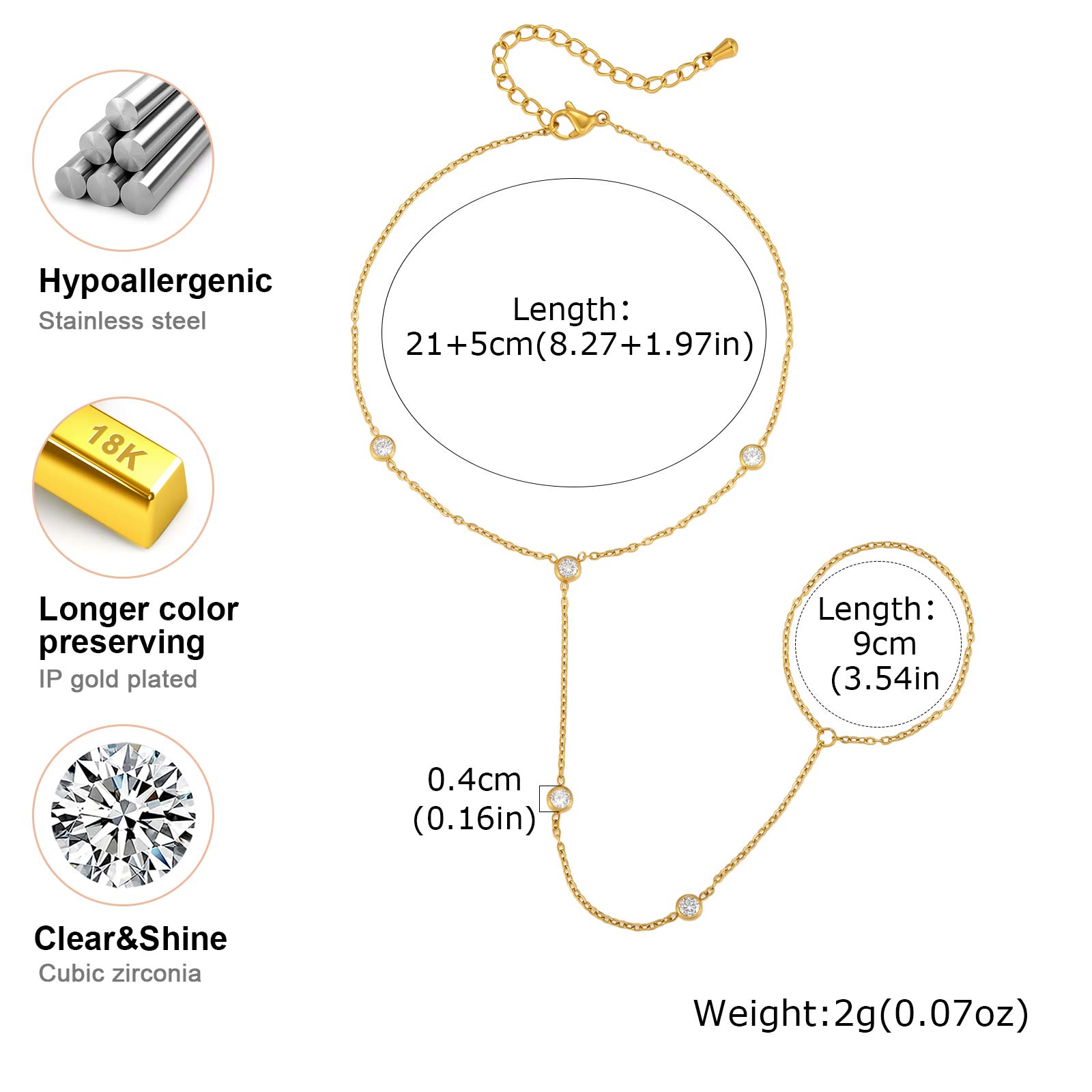 Cavigliera in Acciaio Inossida - Jc Jewelry & Watches recensione e prezzo