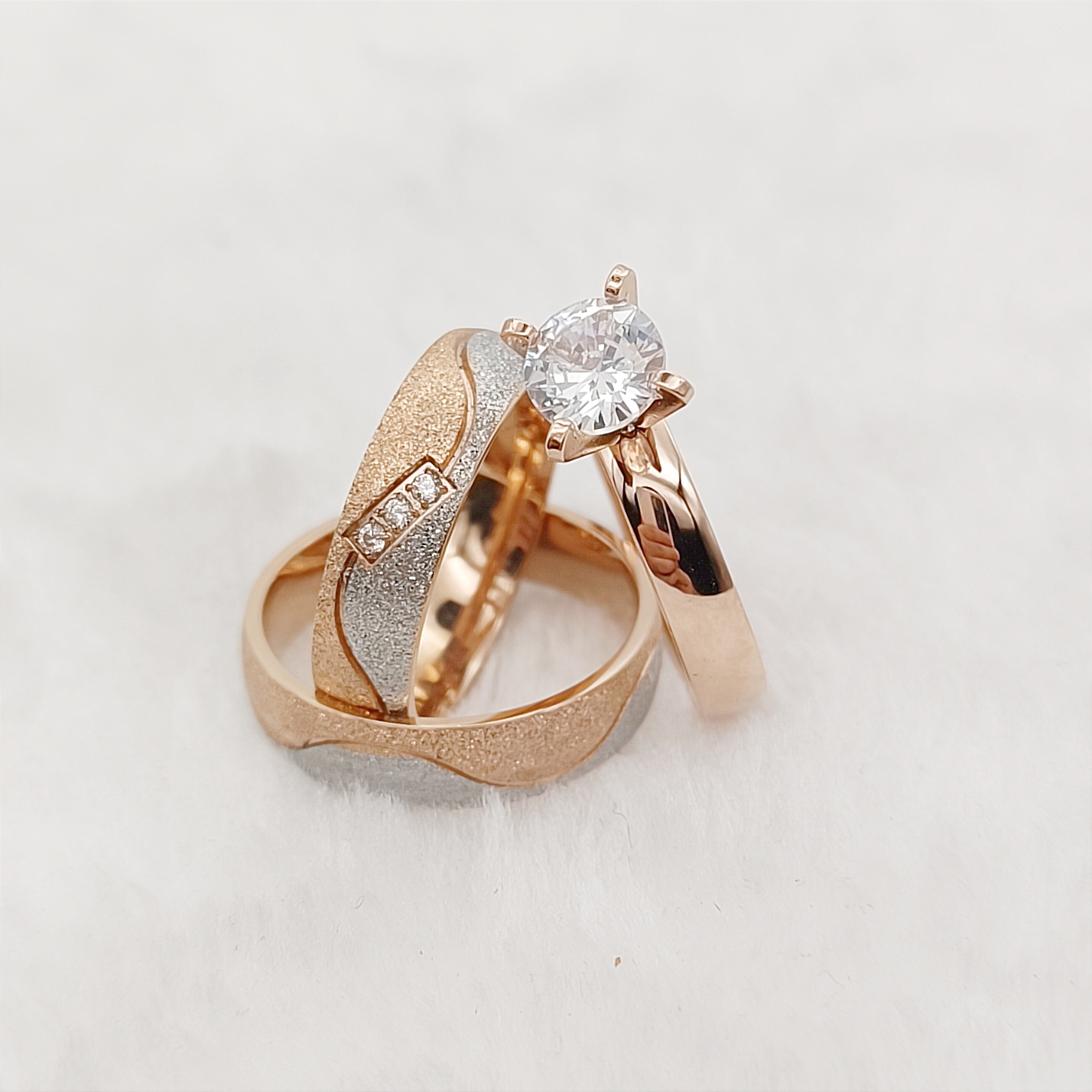 Proposta 3 pezzi Promessa di m - Couple Ring Set recensione e prezzo
