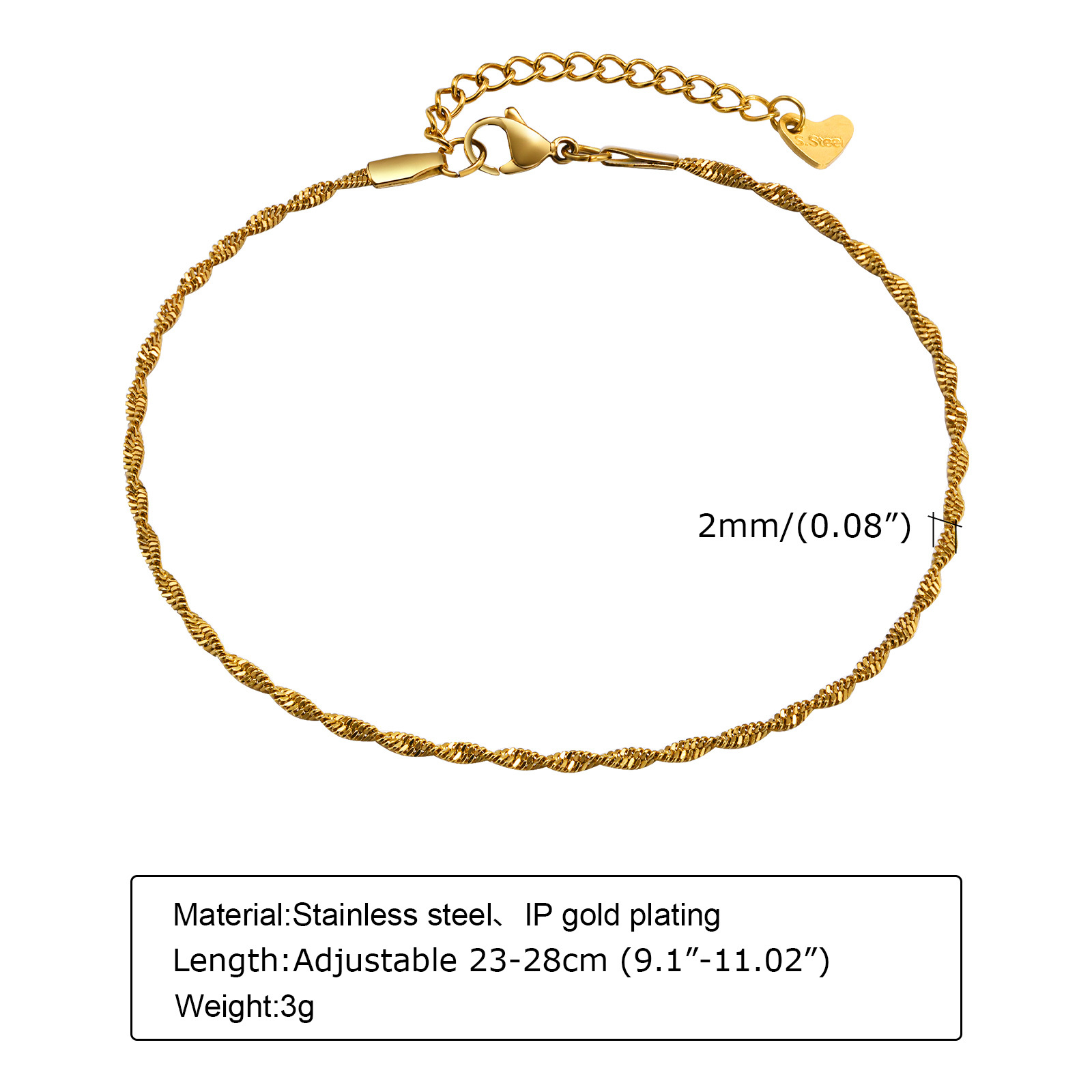 Cavigliere da donna impermeabi - Jc Jewelry & Watches recensione e prezzo